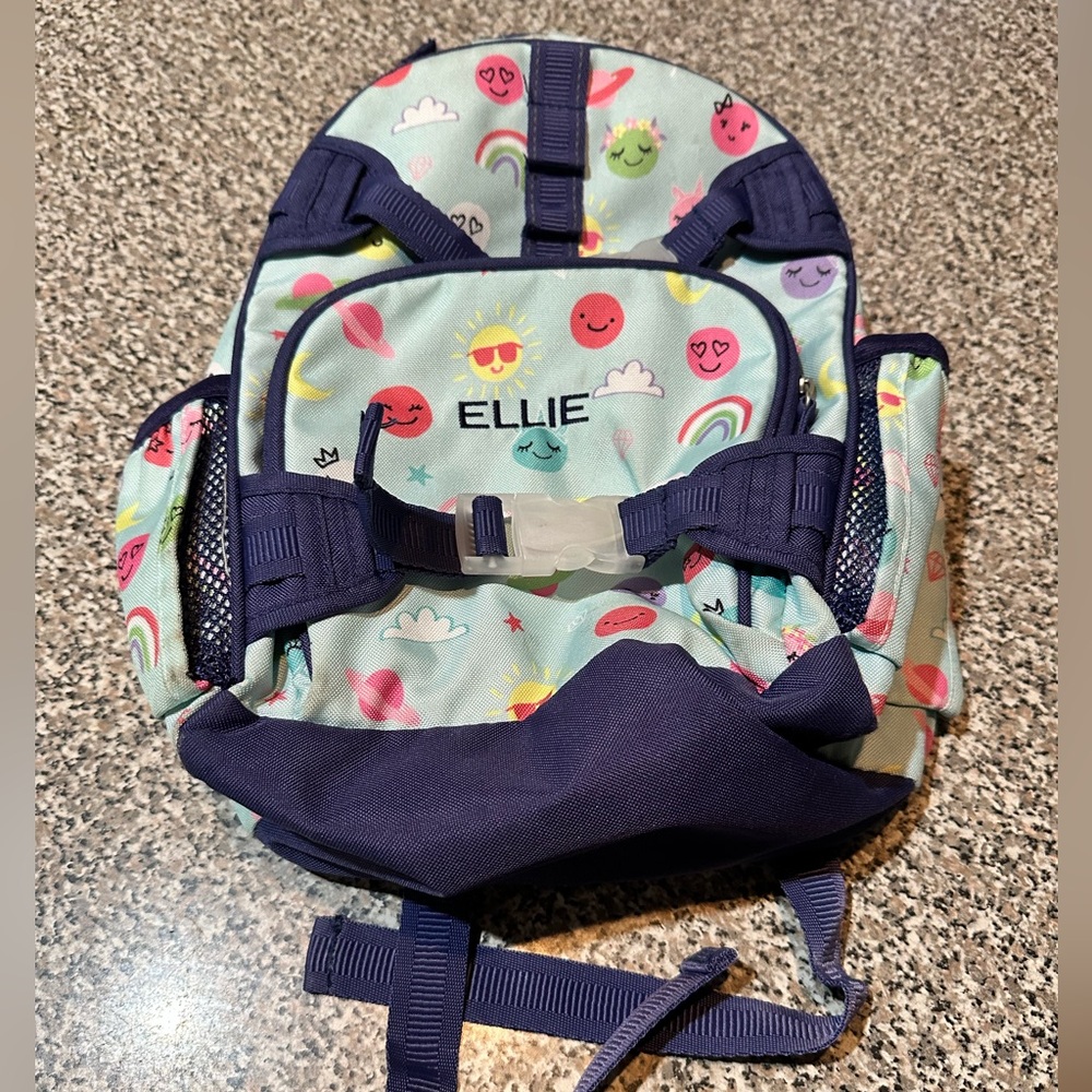 Pottery Barn Kids Funny Faces Small Backpack “Ellie”
